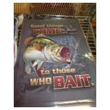 12X17 METAL SIGN - FISHIN' 12X17 METAL SIGN - FISHIN'