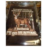 12X17 METAL SIGN - DEER 12X17 METAL SIGN - DEER