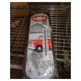 5X17 METAL THERMOMETER - CHEVROLET 5X17 METAL THERMOMETER - CHEVROLET