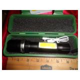 LED RECHARGEABLE FLASHLIGHT 5.5' L / NEW LED RECHARGEABLE FLASHLIGHT 5.5' L / NEW