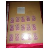 1957 U S POLIO 3� STAMPS 1957 U S POLIO 3� STAMPS