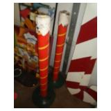 2 - XMAS CANDLES YARD DECOR / LW 2 - XMAS CANDLES YARD DECOR / LW