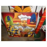 CHEF WALL DECOR / LW CHEF WALL DECOR / LW