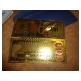 2 - TRUMP PLASTIC NOVELTY BILLS 2 - TRUMP PLASTIC NOVELTY BILLS