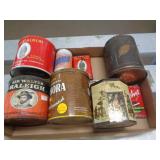VINTAGE TINS & MISC / MOSTLY PIPE TOBACCO VINTAGE TINS & MISC / MOSTLY PIPE TOBACCO