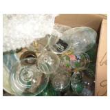 BOX OF GLASSWARE BOX OF GLASSWARE