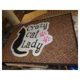 17X24 DOOR MAT - CAT LADY 17X24 DOOR MAT - CAT LADY