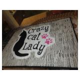17X24 DOOR MAT - CAT LADY 17X24 DOOR MAT - CAT LADY