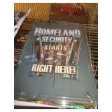 12X17 METAL SIGN - SECURITY 12X17 METAL SIGN - SECURITY