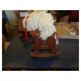 SMALL WOOD ROCKING HORSE SMALL WOOD ROCKING HORSE