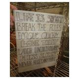 WOOD SIGN WOOD SIGN