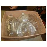 LOT OF GLASSWARE LOT OF GLASSWARE