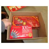 XMAS LIGHTS 4 BOXES 100 EA BOX