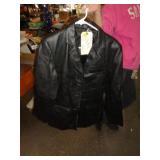 LADIES SMALL LEATHER COAT