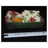 LONGABERGER BASKET  /  W EXTRAS