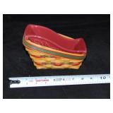 1998 LONGABERGER BASKET / W POTTERY INSERT