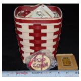 2011 LONGABERGER BASKET / POPCORN