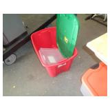 TOTE W LID & CRAFT BOX