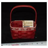 2010 LONGABERGER BASKET  / FALLING SNOW
