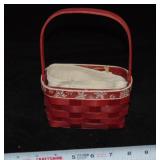 2010 LONGABERGER BASKET  / FALLING SNOW