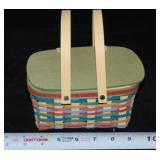 2014 LONGABERGER BASKET  / MINI PICNIC