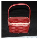 2010 LONGABERGER BASKET / FALLING SNOW