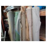 8 - ROLLS OF UPHOLSTERY MATERIAL APPROX 60' WIDE
