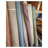 8 - ROLLS OF UPHOLSTERY MATERIAL APPROX 60' WIDE