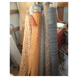 8 - ROLLS OF UPHOLSTERY MATERIAL APPROX 60' WIDE