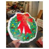 XMAS LIGHTED WREATH