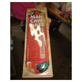 METAL THERMOMETER -   MAN CAVE RULES