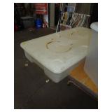 UNDERBED TOTE W LID