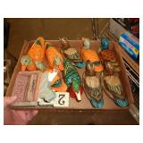 LOT OF DUCK FIGURES