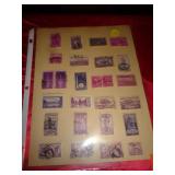 1930'S U S PURPLE STAMPS