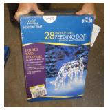 XMAS 28' FEEDING DOE LIGHTED / MIB / UT