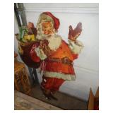 WOOD SANTA 48' TALL / LW