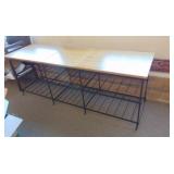 LONGABERGER WROUGHT IRON BASE TABLE / SHELF