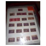 1930'S US PURPLE POSTAGE STAMPS 1930'S US PURPLE POSTAGE STAMPS