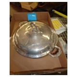 SILVERPLATE CASSEROLE SILVERPLATE CASSEROLE