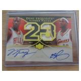 SPORTS CARD 'COPY' - JORDAN & LEBRON JAMES SPORTS CARD 'COPY' - JORDAN & LEBRON JAMES