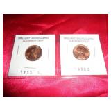 2 - BU WHEAT CENTS 2 - BU WHEAT CENTS