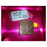 69-71 HALL OF FAME WEED BUCKLE 69-71 HALL OF FAME WEED BUCKLE