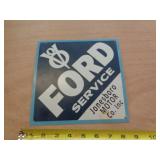 METAL SIGN 8'X8' FORD SERVICE METAL SIGN 8'X8' FORD SERVICE