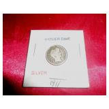 1911 BARBER DIME 1911 BARBER DIME