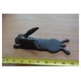 CAST IRON RABBIT DOOR STOP CAST IRON RABBIT DOOR STOP