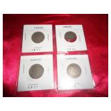 4 -'V' NICKELS 4 -'V' NICKELS