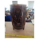 21' TALL WOOD DRUM 21' TALL WOOD DRUM