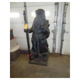 LIFE SIZE RESIN SANTA 5' T X 2' W / LW LIFE SIZE RESIN SANTA 5' T X 2' W / LW