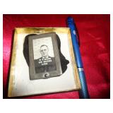 OLD BARGE EMPLOYEE ID / METAL FRAME OLD BARGE EMPLOYEE ID / METAL FRAME
