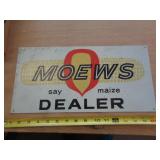 METAL SIGN 8'X16' MOEWS DEALER METAL SIGN 8'X16' MOEWS DEALER